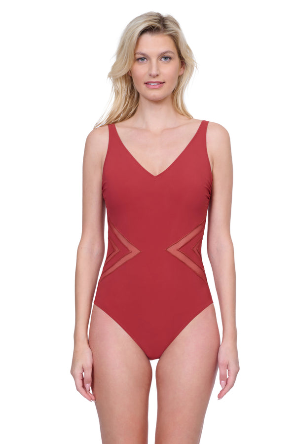 Gottex Day Dreamer V Neck One Piece
