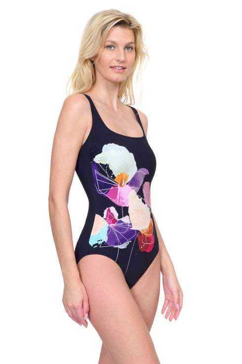 Gottex Enchanted Sun Full Coverage Square Neck One Piece
