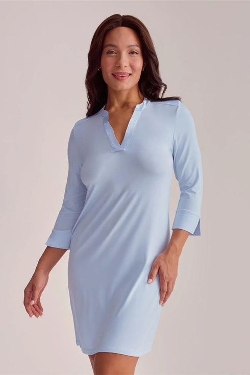 Fleur't 3/4 Sleeve Nightshirt With Pockets