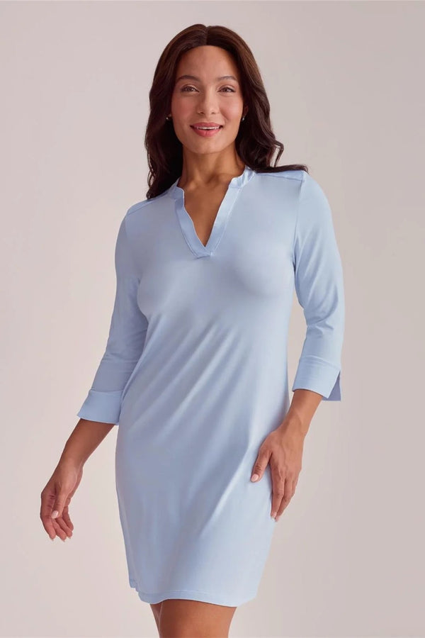 Fleur't 3/4 Sleeve Nightshirt With Pockets