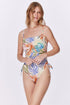 Gottex Cherry Blossom C-Cup Square Neck One Piece