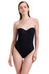 Gottex Luma Emanuelle Textured Underwire Bandeau One Piece