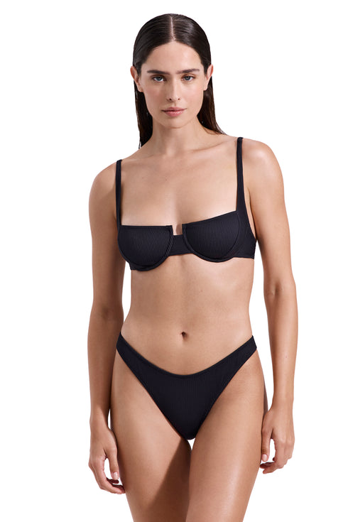 Gottex Luma Emanuelle Textured Underwire Bikini Top