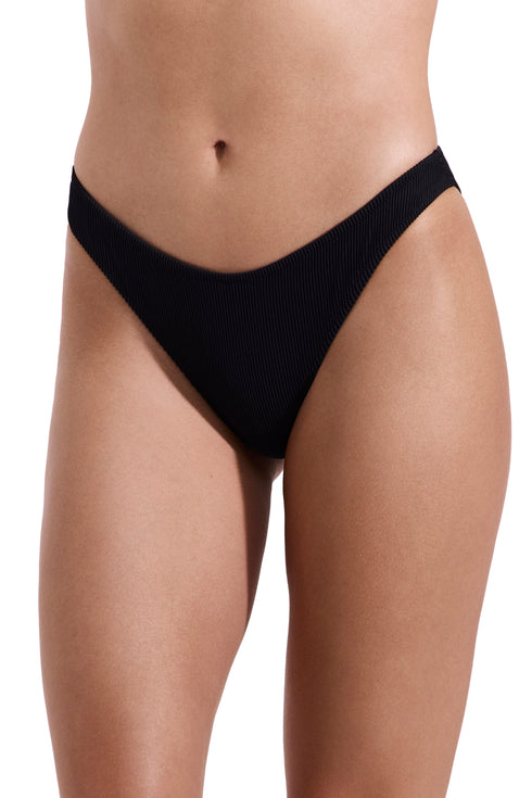 Gottex Luma Emanuelle Textured High Leg Bikini Bottom