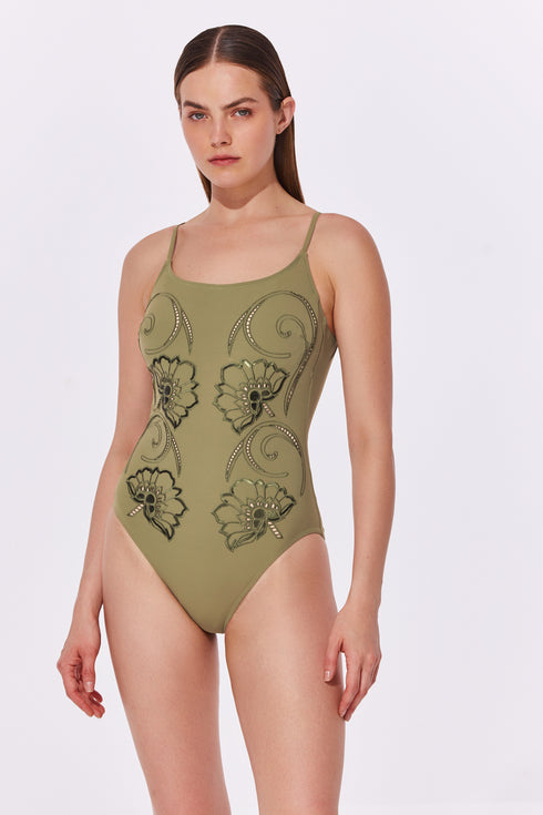 Gottex Hokkaido Underwire Scoop Neck One Piece