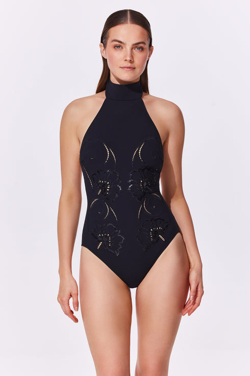 Gottex Hokkaido Mock Neck One Piece