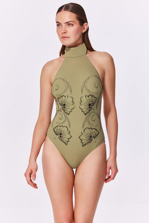 Gottex Hokkaido Mock Neck One Piece