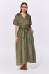Gottex Hokkaido Linen Safari Dress