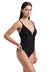 Gottex Luma Luna Shimmer Deep Plunge V Wire One Piece