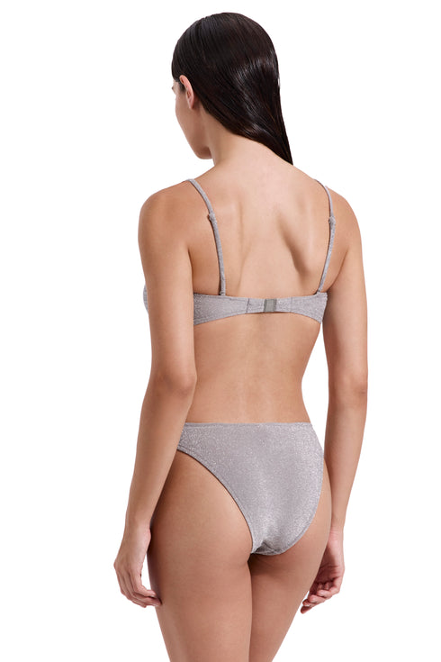 Gottex Luma Luna Shimmer Scoop Neck Bikini Top