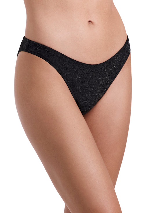 Gottex Luma Luna Shimmer High Leg Low Rise Bikini Bottom