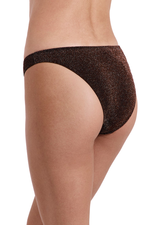 Gottex Luma Luna Shimmer High Leg Low Rise Bikini Bottom