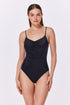 Gottex Mademoiselle V Neck Ruched One Piece
