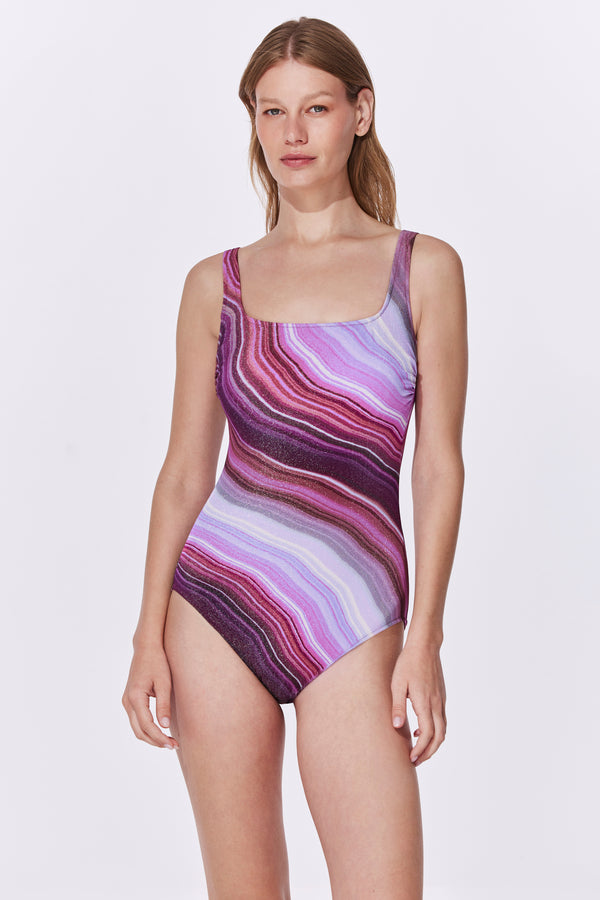 Gottex Marble Dream Square Neck One Piece