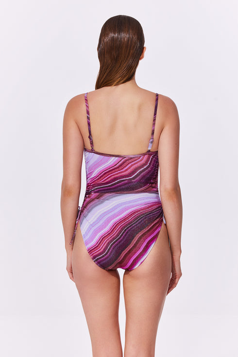 Gottex Marble Dream C-Cup Square Neck One Piece
