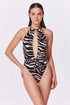 Gottex Nambiti High Neck Halter Cut Out One Piece