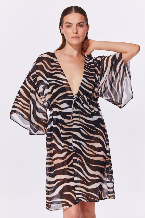Gottex Nambiti V Neck Beach Dress Cover-Up