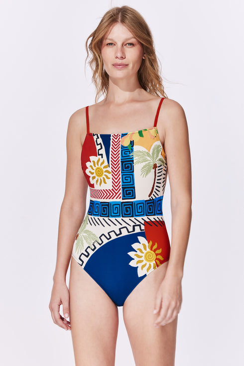 Gottex Positano Square Neck One Piece