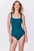 Gottex Saint Tropez Square Neck Textured One Piece