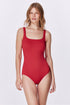 Gottex Saint Tropez Square Neck Textured One Piece