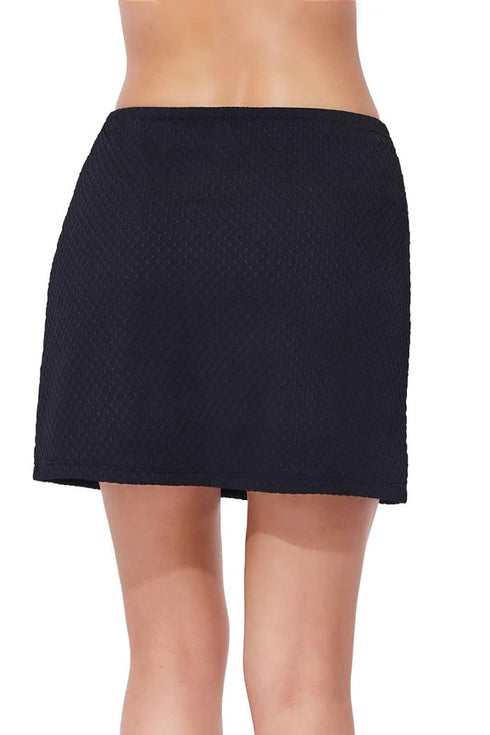 Gottex St. Tropez Textured Pull-On Skirt