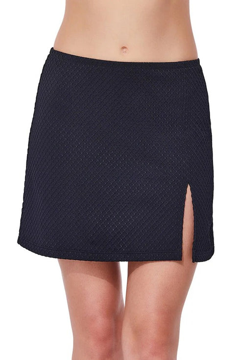 Gottex St. Tropez Textured Pull-On Skirt