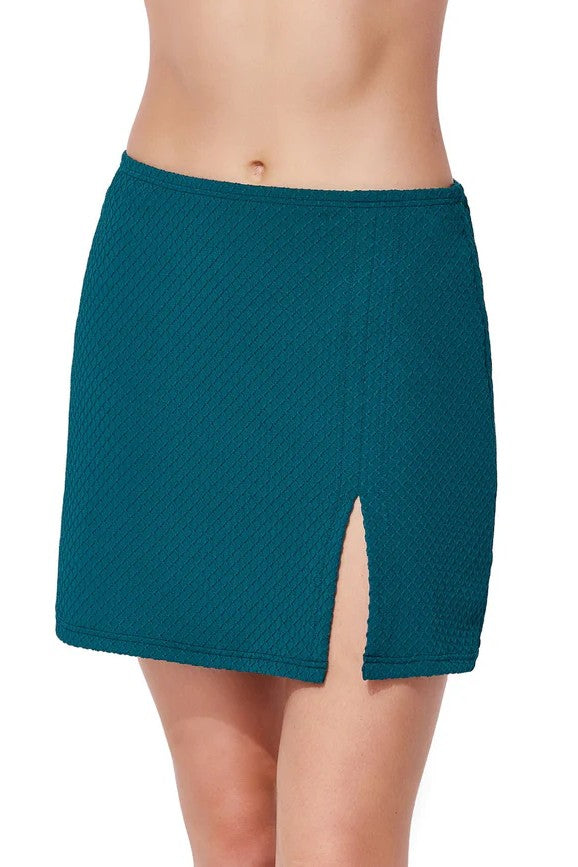 Gottex St. Tropez Textured Pull-On Skirt