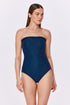 Gottex Scaled Up Bandeau Knit One Piece