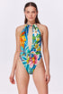 Gottex Tropicana Neck Halter Cut Out One Piece