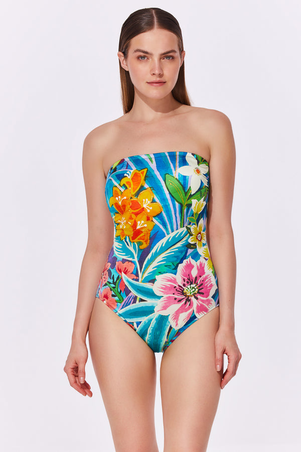 Gottex Tropicana Bandeau One Piece