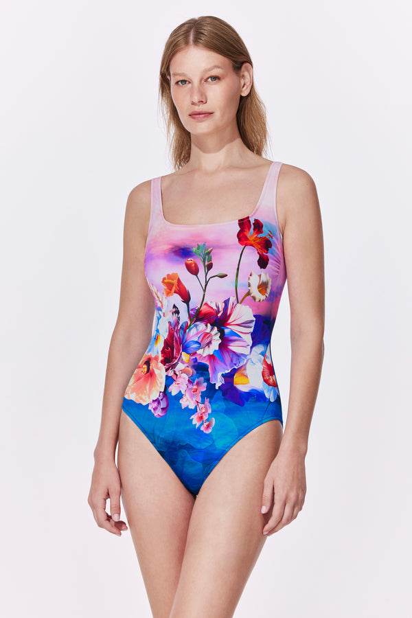 Gottex Under The Sea Square Neck One Piece