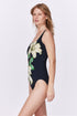 Gottex Yuri Flower Square Neck One Piece