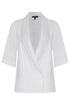 Shan Lina Linen jacket with 3/4 sleeves