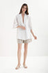 Shan Lina Linen jacket with 3/4 sleeves