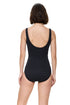 Gottex Chained Reaction Textured Square Neck One Piece