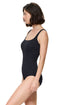 Gottex Chained Reaction Textured Square Neck One Piece