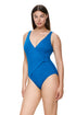 Gottex Chained Reaction Textured Surplice One Piece