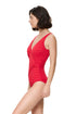Gottex Chained Reaction Textured Surplice One Piece