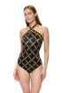 Gottex Deco Riviera High Neck Halter One Piece