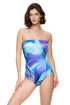 Gottex Floral Rhythm Bandeau One Piece