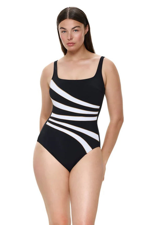 Gottex Luxe Allure Square Neck One Piece