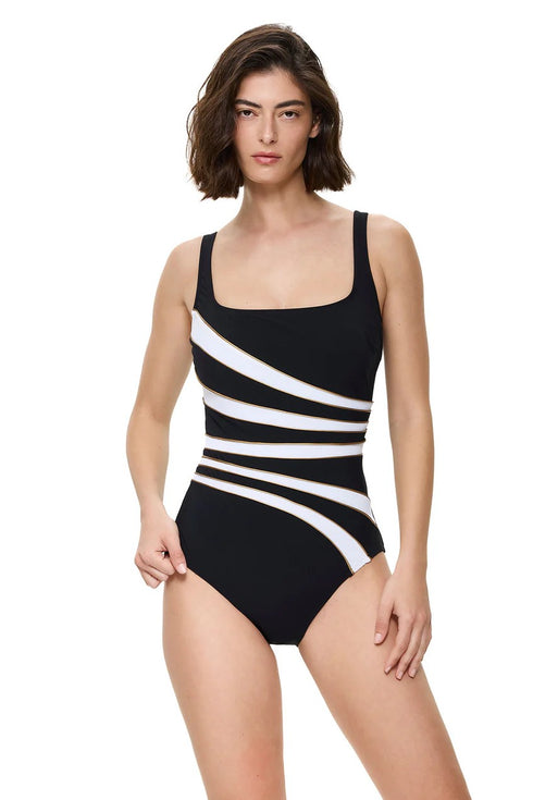 Gottex Luxe Allure Square Neck One Piece