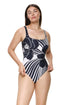 Gottex Midnight Bloom Square Neck One Piece