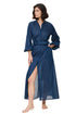 Gottex Modern Muse Belted Button Up Linen Dress