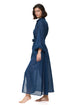 Gottex Modern Muse Belted Button Up Linen Dress