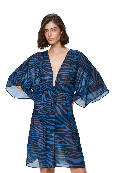 Gottex Tanzania Deep V-Neck Dress
