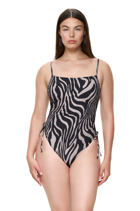 Gottex Tanzania C-Cup Square Neck One Piece