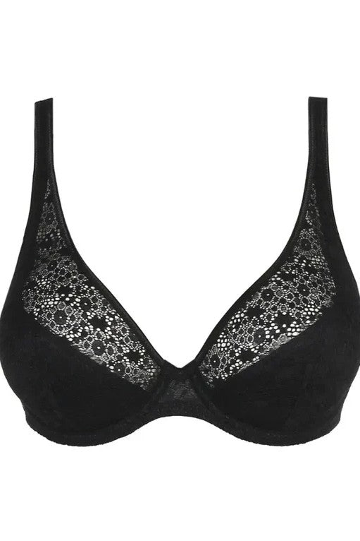 PrimaDonna Twist Epirus Half Padded Plunge Bra Black