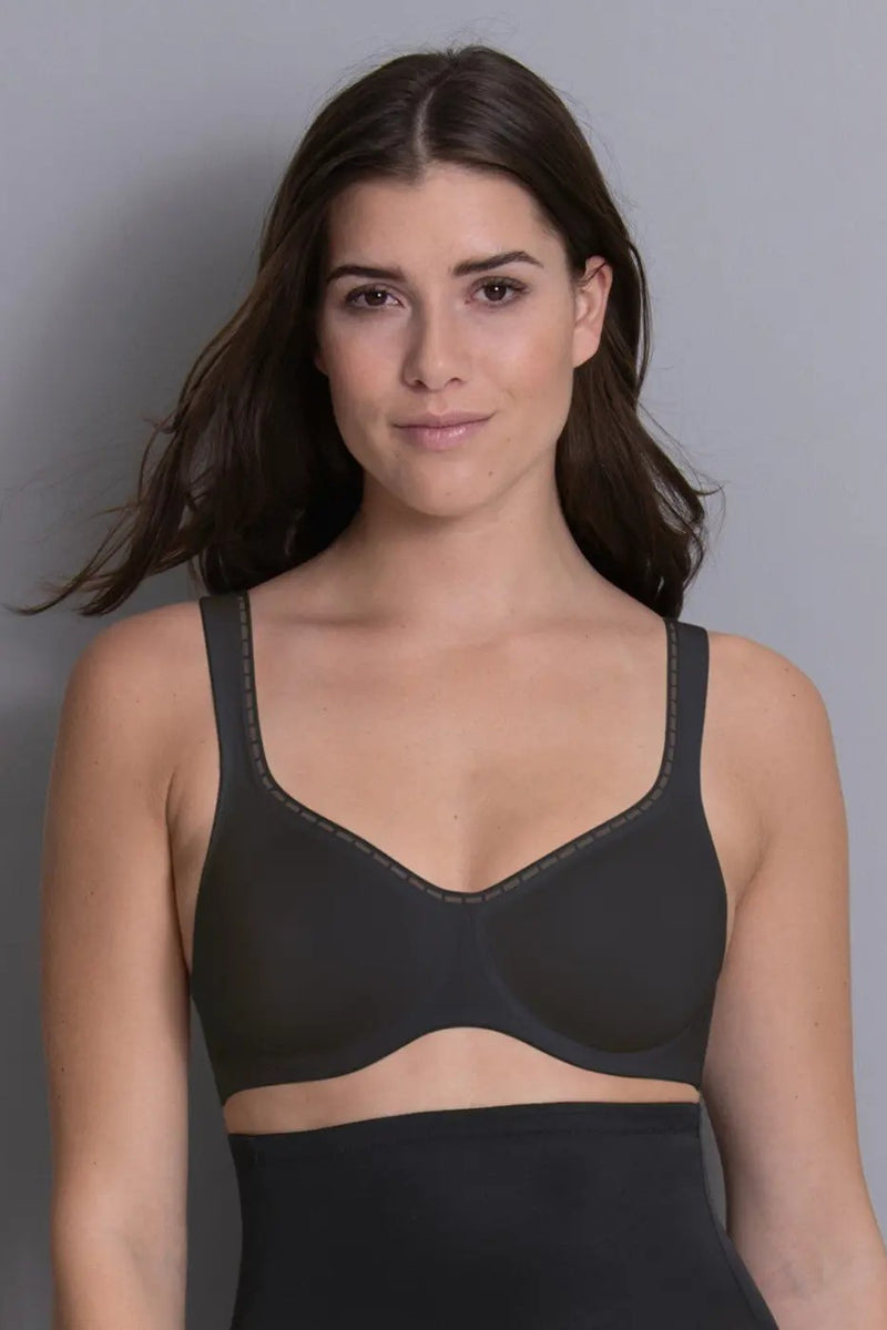 Rosa Faia Twin Firm Underwired Bra 001 BLACK buy for the best price CAD$  115.00 - Canada and U.S. delivery – Bralissimo