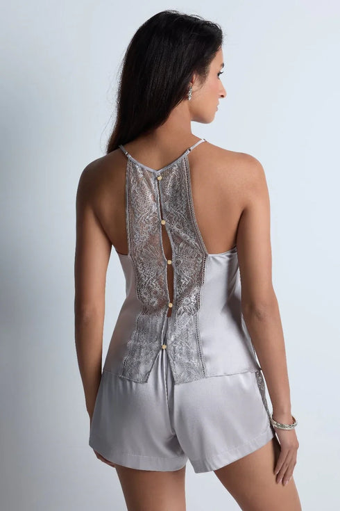 Aubade Midnight Whisper Top with thin straps